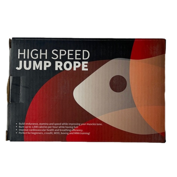 New Aluminum Steel PVC TPU Kamileo High Speed Red Jump Rope - Picture 1 of 10
